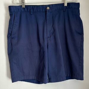Vineyard Vines men’s links golf navy blue golf quick drying shorts size 36 GUC!